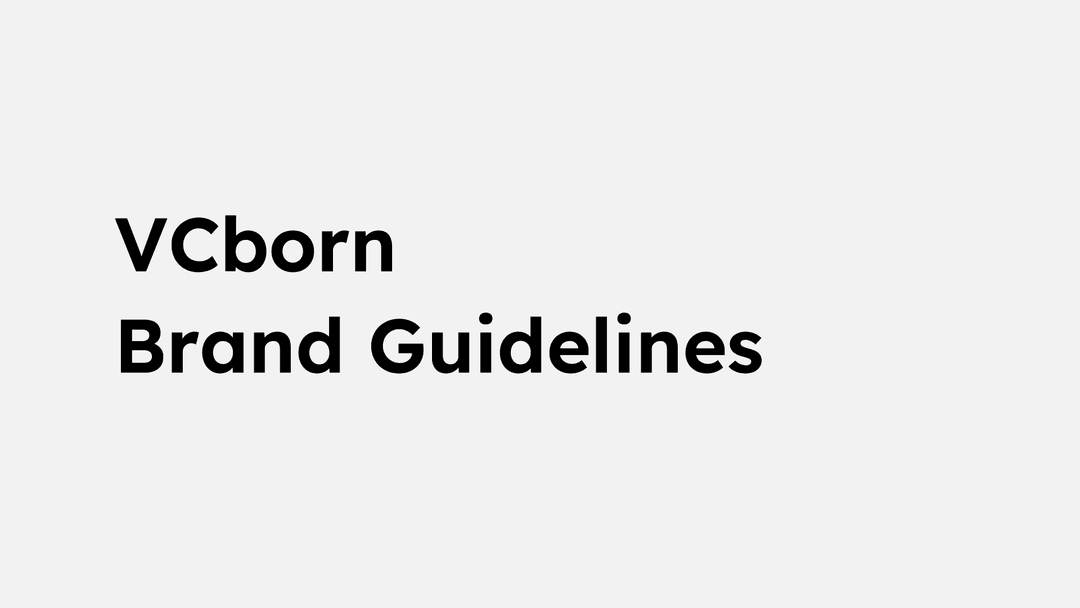 VCborn Brand Guidelines Logo