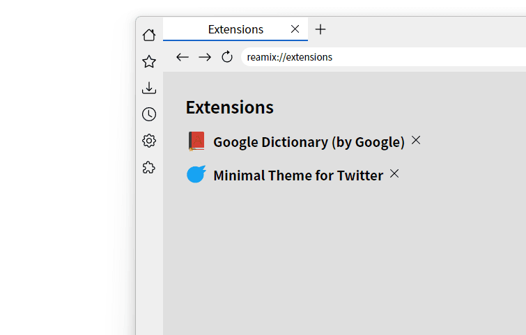 Reamix Extension